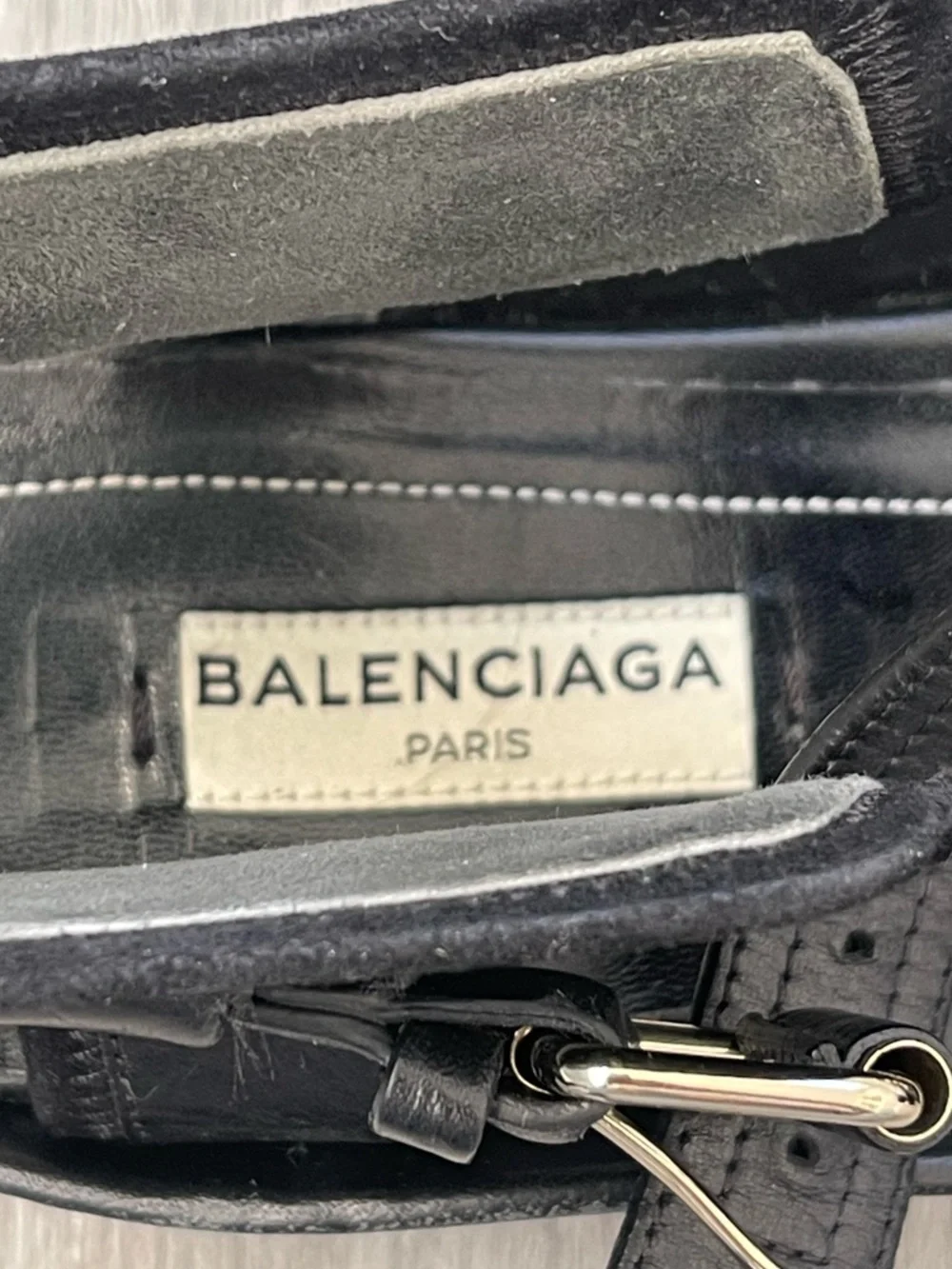 Balenciaga Women’s Studded Black Sandals Size EU 37 (US 7) - Picture 6 of 7